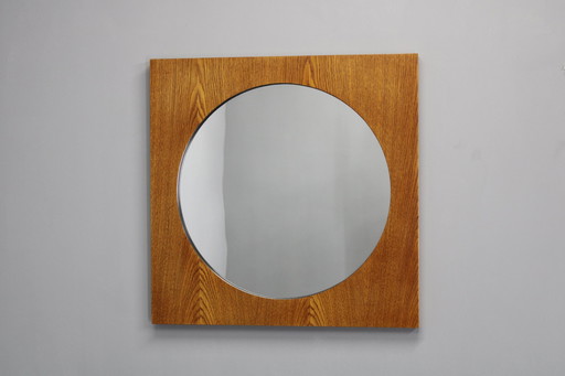 1970S Large Oak Square Mirror, 20Items Available