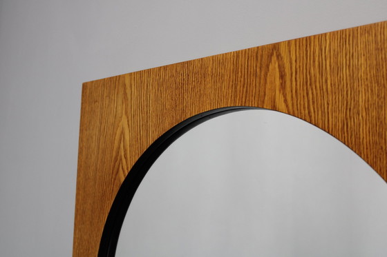 Image 1 of 1970S Large Oak Square Mirror, 20Items Available