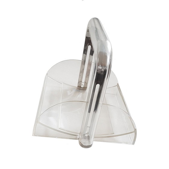 Image 1 of Italian Postmodern Acrylic Glass Napkin Holder by by Luigi Massoni for Guzzini