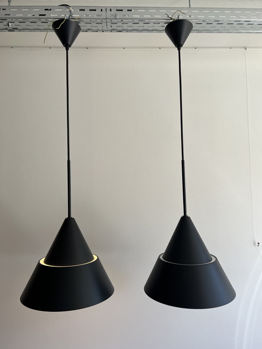 2x Glashutte Limburg hanging lamp