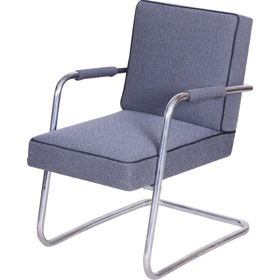 Image 1 of Vintage Bauhaus armchair in chrome steel by Karel Josef Říha for F. Bobek, Czechoslovakia 1930