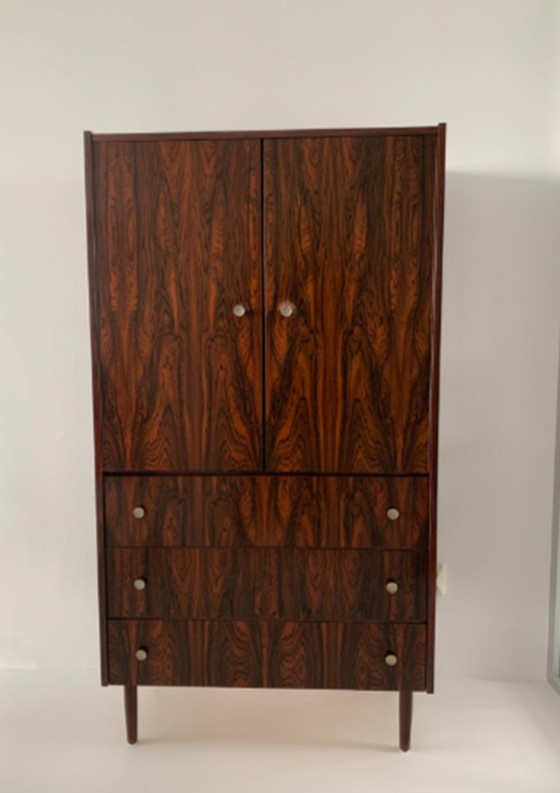 Image 1 of Mid-Century cabinet rosewood veneer, 1960’s