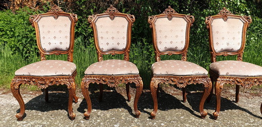 4 Baroque Dining Room Chairs