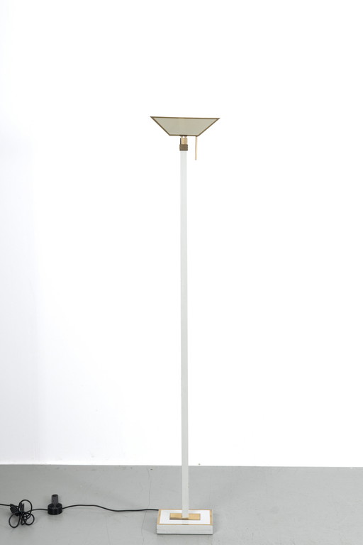 Halogen uplight floor lamp