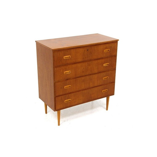 Scandinavian teak chest of drawers, Sweden 1950