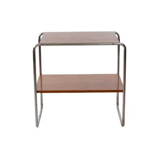 Vintage shelf in oakwood veneer by Marcel Breuer, 1930s