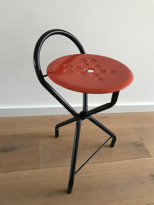 Vintage Tubecon Stool 1980S - Award-winning Design - Collapsible - Greece
