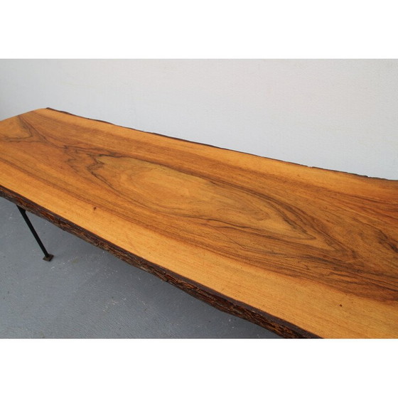 Image 1 of Vintage walnut coffee table, Germany 1950