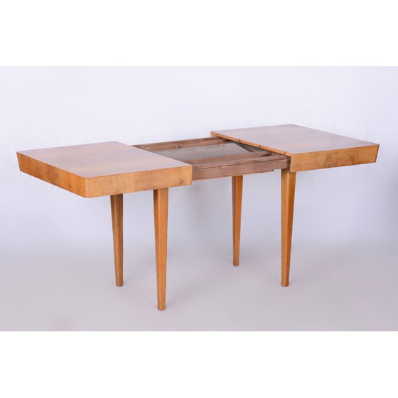 Image 1 of Vintage Art Deco oak table by Jindrich Halabala for Up Zavody, Czechoslovakia 1940