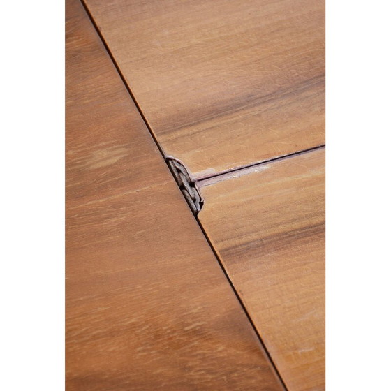 Image 1 of Vintage Art Deco oak table by Jindrich Halabala for Up Zavody, Czechoslovakia 1940