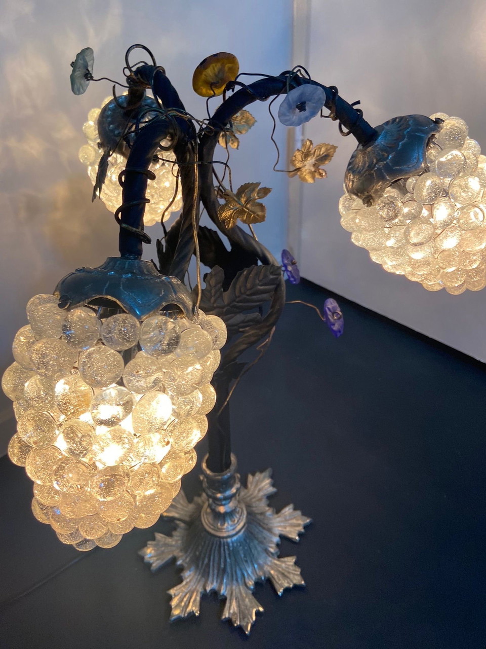 Midcentury Grape Table Lamp 275 Whoppah