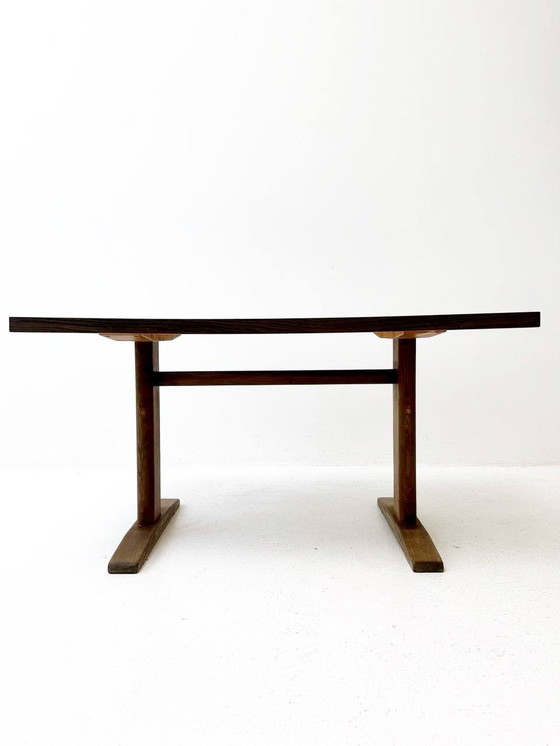 Image 1 of Table de bistrot en bois