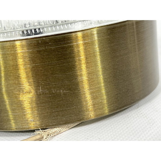 Image 1 of Coppia di lampade da parete vintage in vetro e alluminio modello "Caserta" di Stilux Milano, Italia 1960