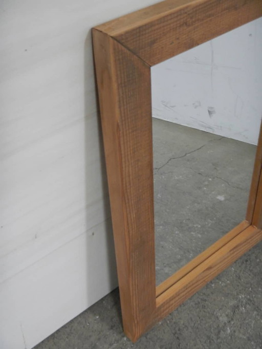 Mirror Made With Fir Wood Frame 1990