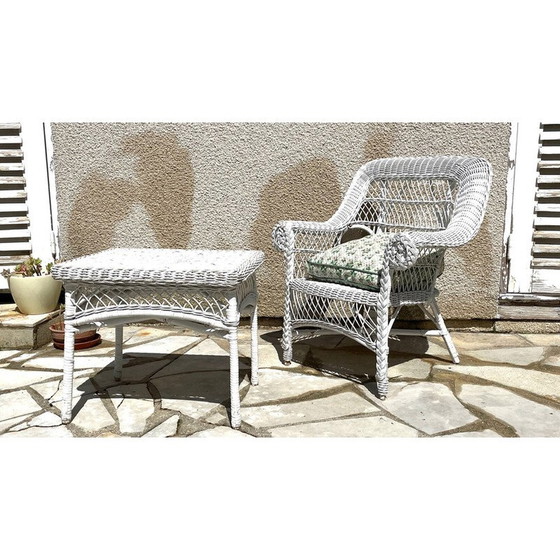 Image 1 of Poltrona vintage in rattan per bambini, 1980