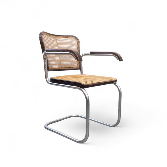 Image 1 of Bauhaus Tubular Steel Armchair K 17 By Robert Slezák