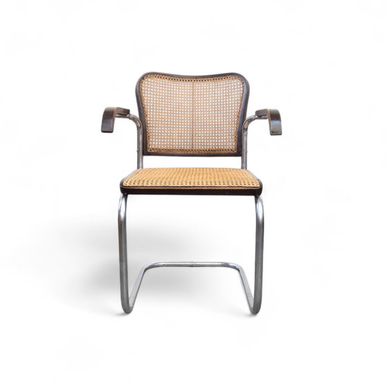 Image 1 of Bauhaus Tubular Steel Armchair K 17 By Robert Slezák