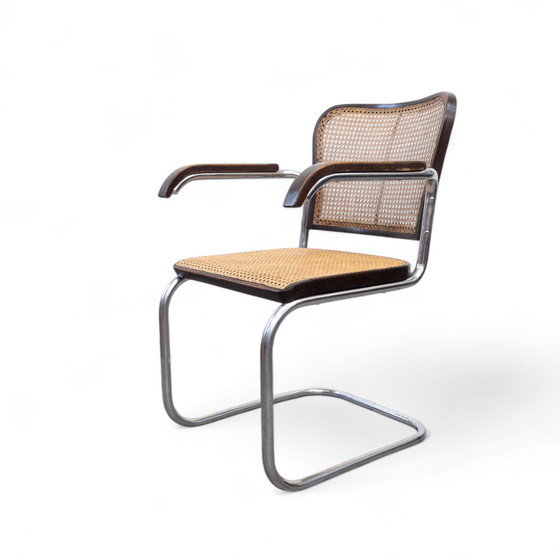 Image 1 of Bauhaus Tubular Steel Armchair K 17 By Robert Slezák