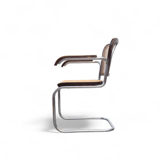 Image 1 of Bauhaus Tubular Steel Armchair K 17 By Robert Slezák