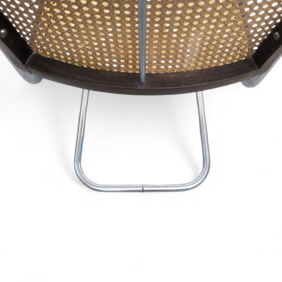 Image 1 of Bauhaus Tubular Steel Armchair K 17 By Robert Slezák