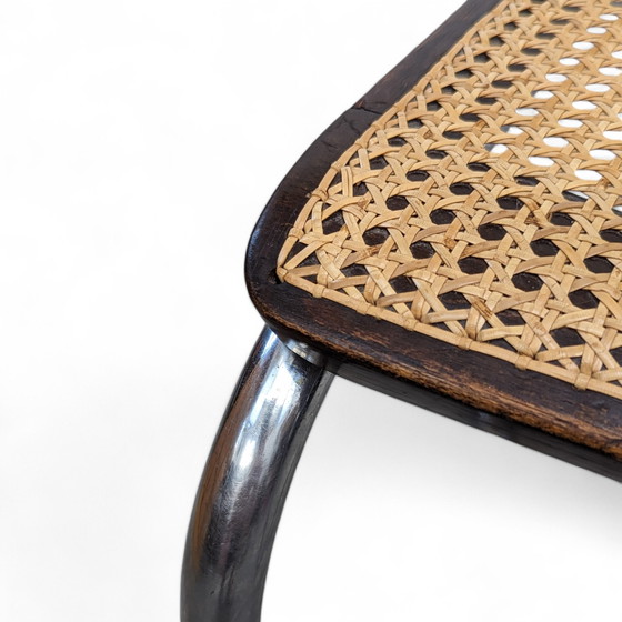 Image 1 of Bauhaus Tubular Steel Armchair K 17 By Robert Slezák
