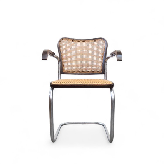 Image 1 of Bauhaus Tubular Steel Armchair K 17 By Robert Slezák