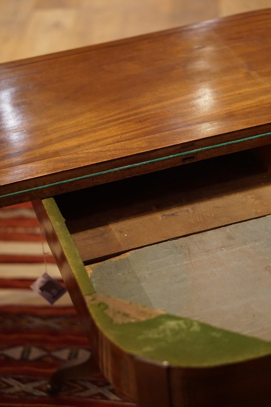 Image 1 of Mahogany Card Table