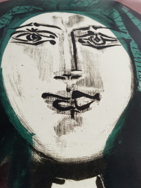 Image 1 of Pablo Picasso, Femme à la résille, 1949, copyright Succession Picasso/VISDA 2020