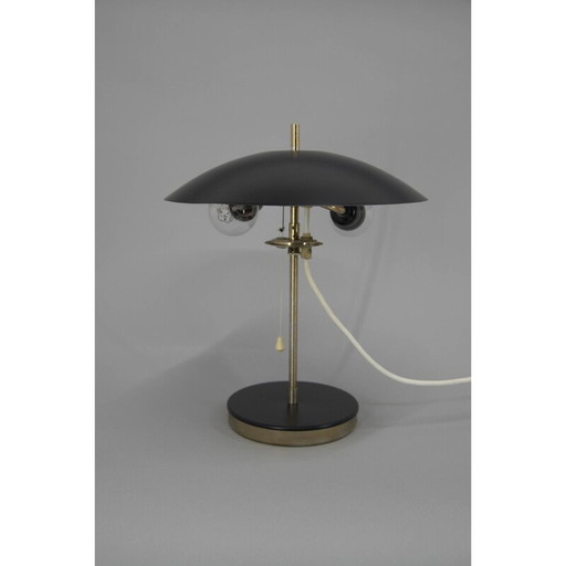 Vintage art deco table lamp, Czech 1950