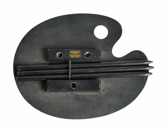 Image 1 of Vintage paint palette side table