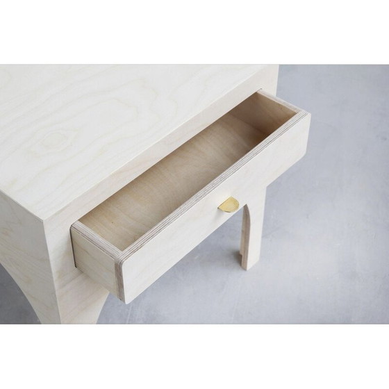 Image 1 of Coppia di comodini vintage in ottone di Yuzo Bachmann per Atelier Bachmann, Germania