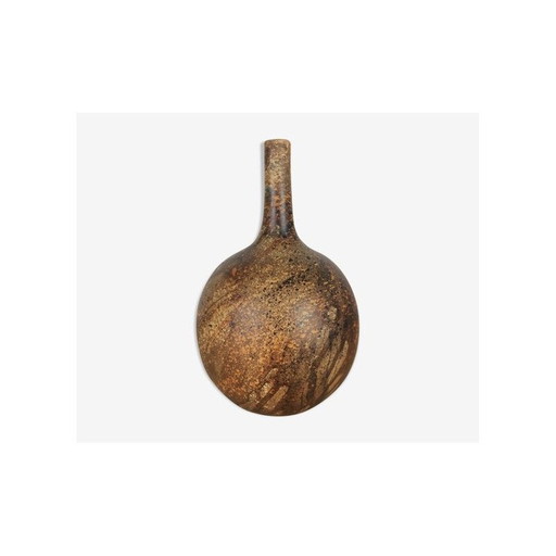 Vintage ceramic ball vase by Gerhard Liebenthron, 1979