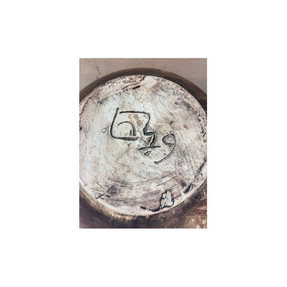 Image 1 of Vintage ceramic ball vase by Gerhard Liebenthron, 1979