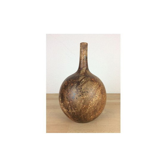 Image 1 of Vintage ceramic ball vase by Gerhard Liebenthron, 1979