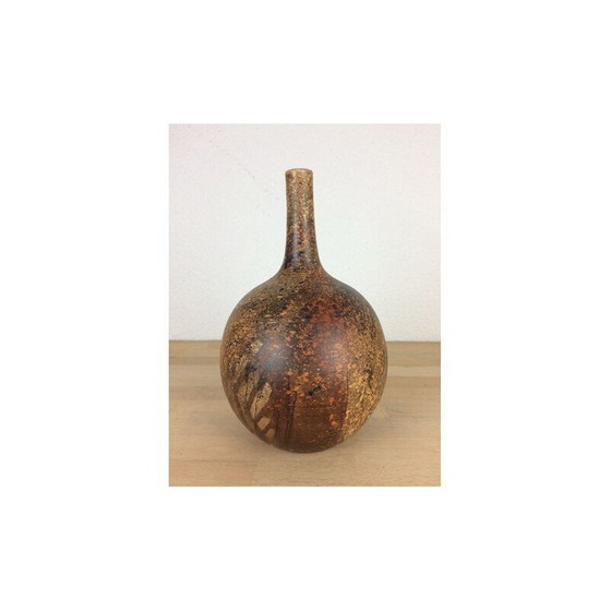 Image 1 of Vintage ceramic ball vase by Gerhard Liebenthron, 1979