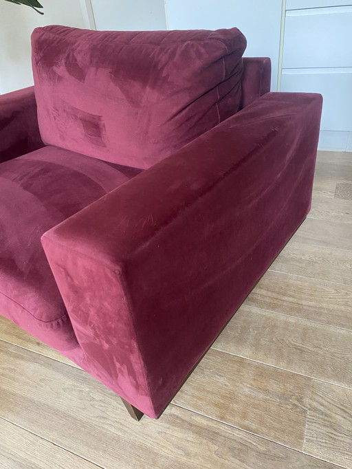 Nous Living Loveseat Torino (Bordeaux)