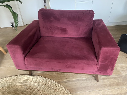 Nous Living Loveseat Torino (Bordeaux)