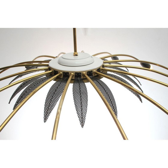 Image 1 of Lampadario vintage in ottone, 1950