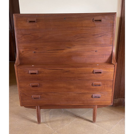 Scandinavian vintage teak desk by Arne Wahl Iversen
