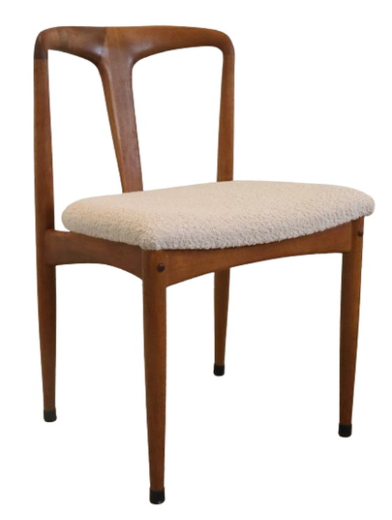 Image 1 of 4x Johannes Andersen pour Uldum Chaises Juliana 'Dyrepark' vintage