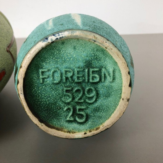 Image 1 of Pair of vintage ceramic vases for Scheurich, Germany 1960