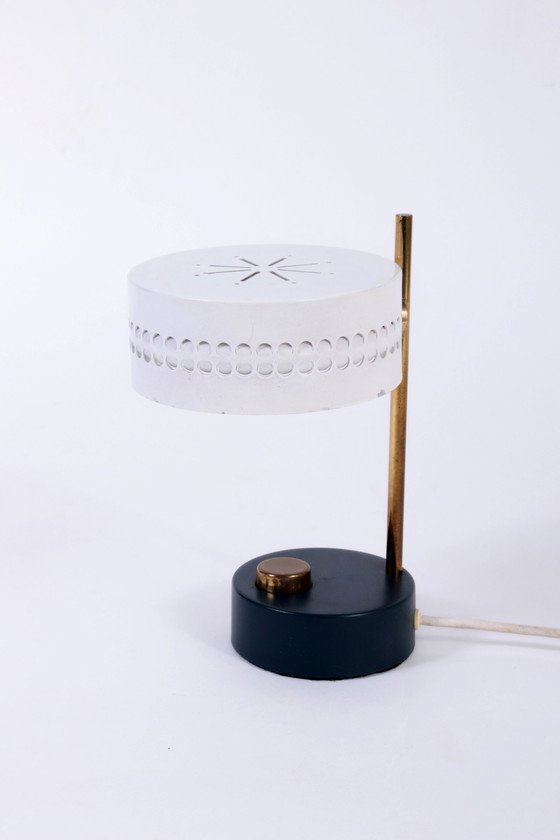 Image 1 of Table lamp in the style of Mathieu Matégot for Mategot, France, 1955