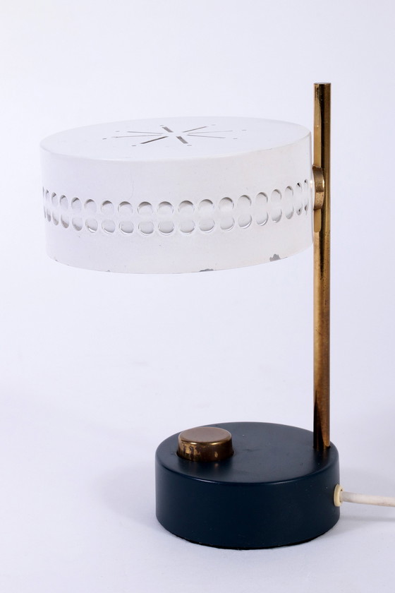 Image 1 of Table lamp in the style of Mathieu Matégot for Mategot, France, 1955