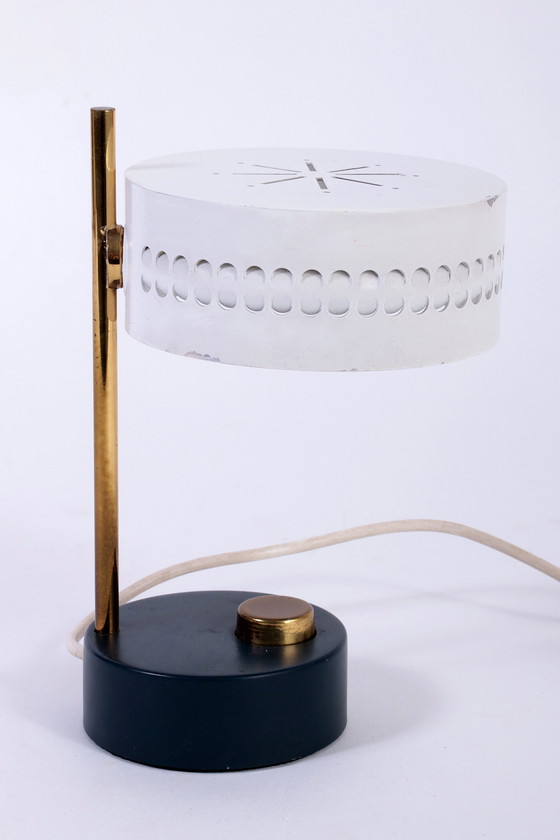 Image 1 of Table lamp in the style of Mathieu Matégot for Mategot, France, 1955