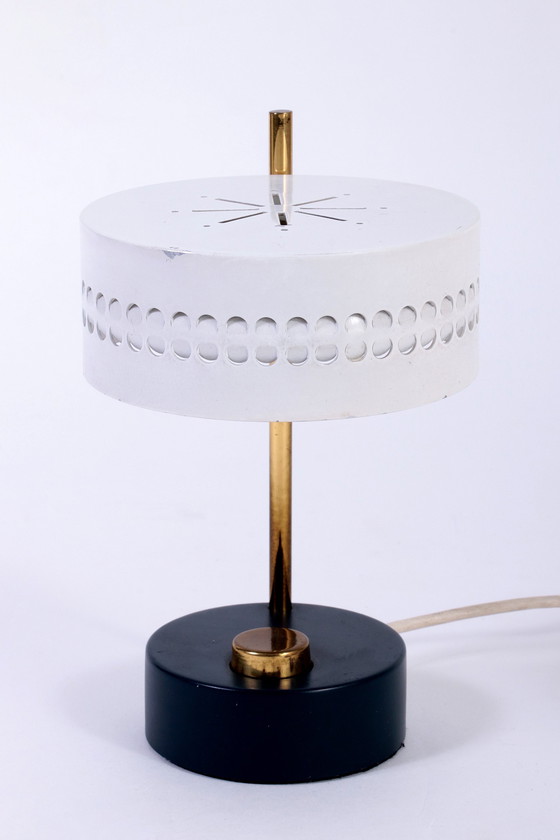 Image 1 of Table lamp in the style of Mathieu Matégot for Mategot, France, 1955