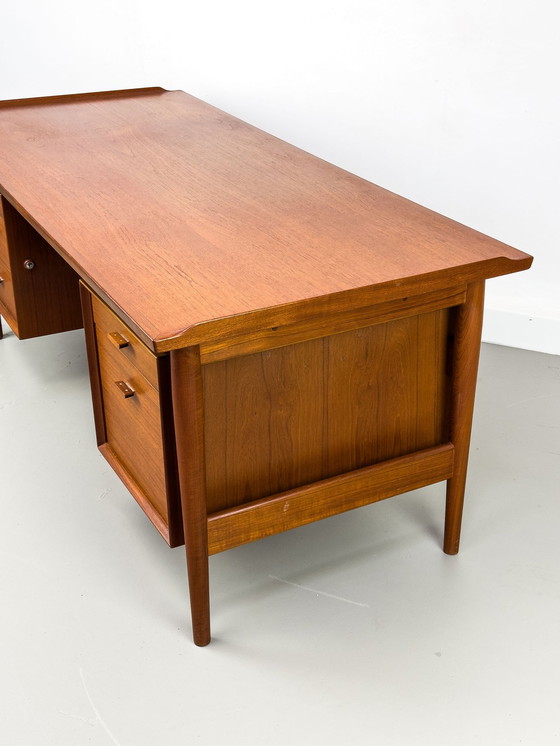 Image 1 of Teak Model 207 Desk By Arne Vodder For Sibast, 1960S