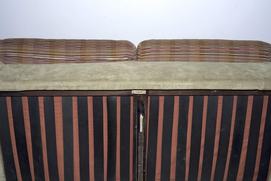 Image 1 of Rare Love Seat, Model Violoncello By Piero De Martini For Cassina, Italy 1970S