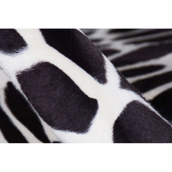 Image 1 of Vintage fabric wingback armchair by Miroslav Navratil, Czechoslovakia 1950