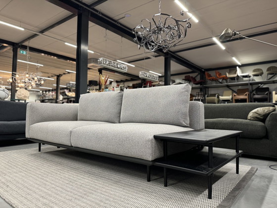 Image 1 of Rolf Benz Volo sofa black white fabric incl. Table