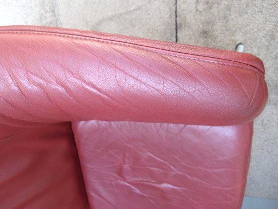 Image 1 of 1 Leather Armchair By Gerard Van Den Berg